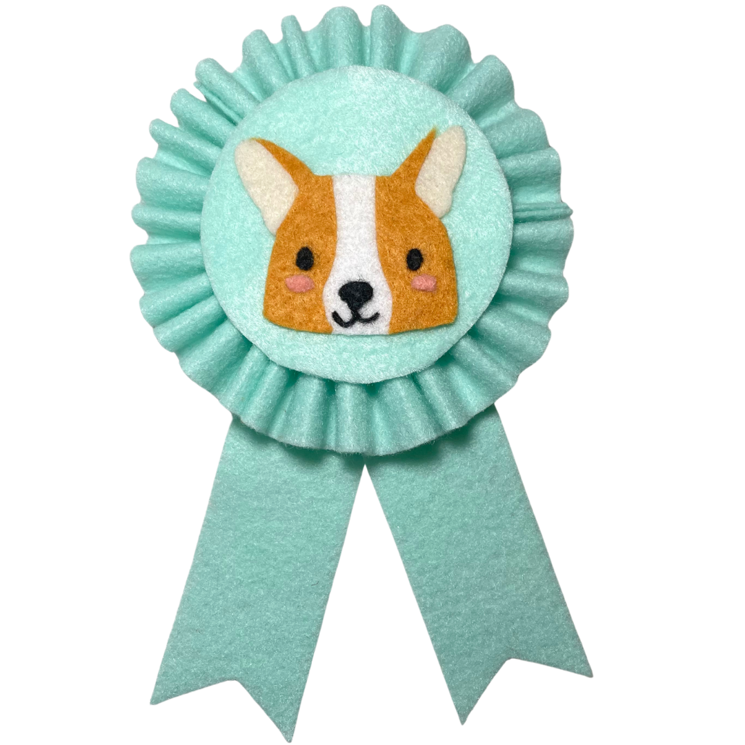 Animal Award Ribbon - Corgi