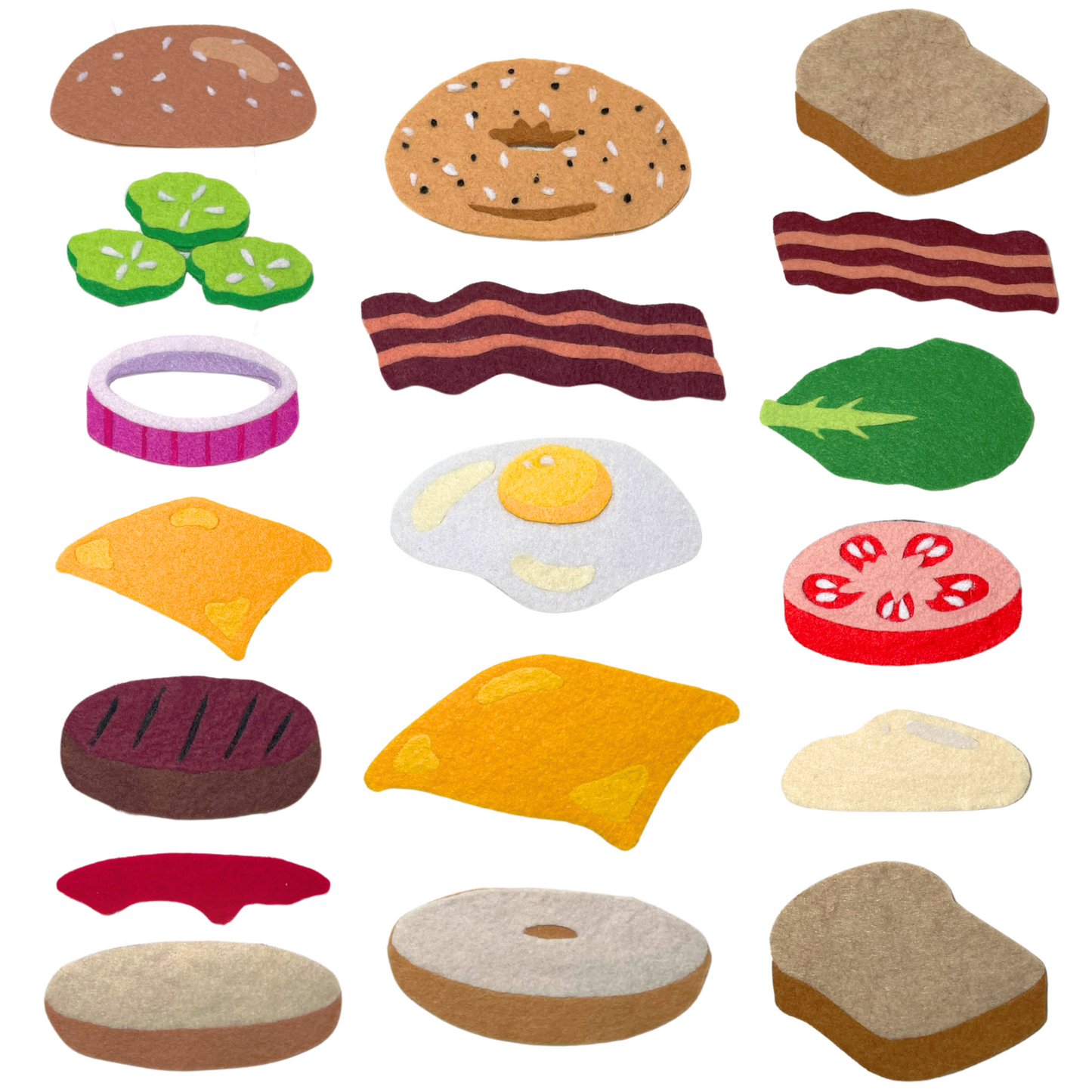 Cheeseburger - Felt Wall Hanging