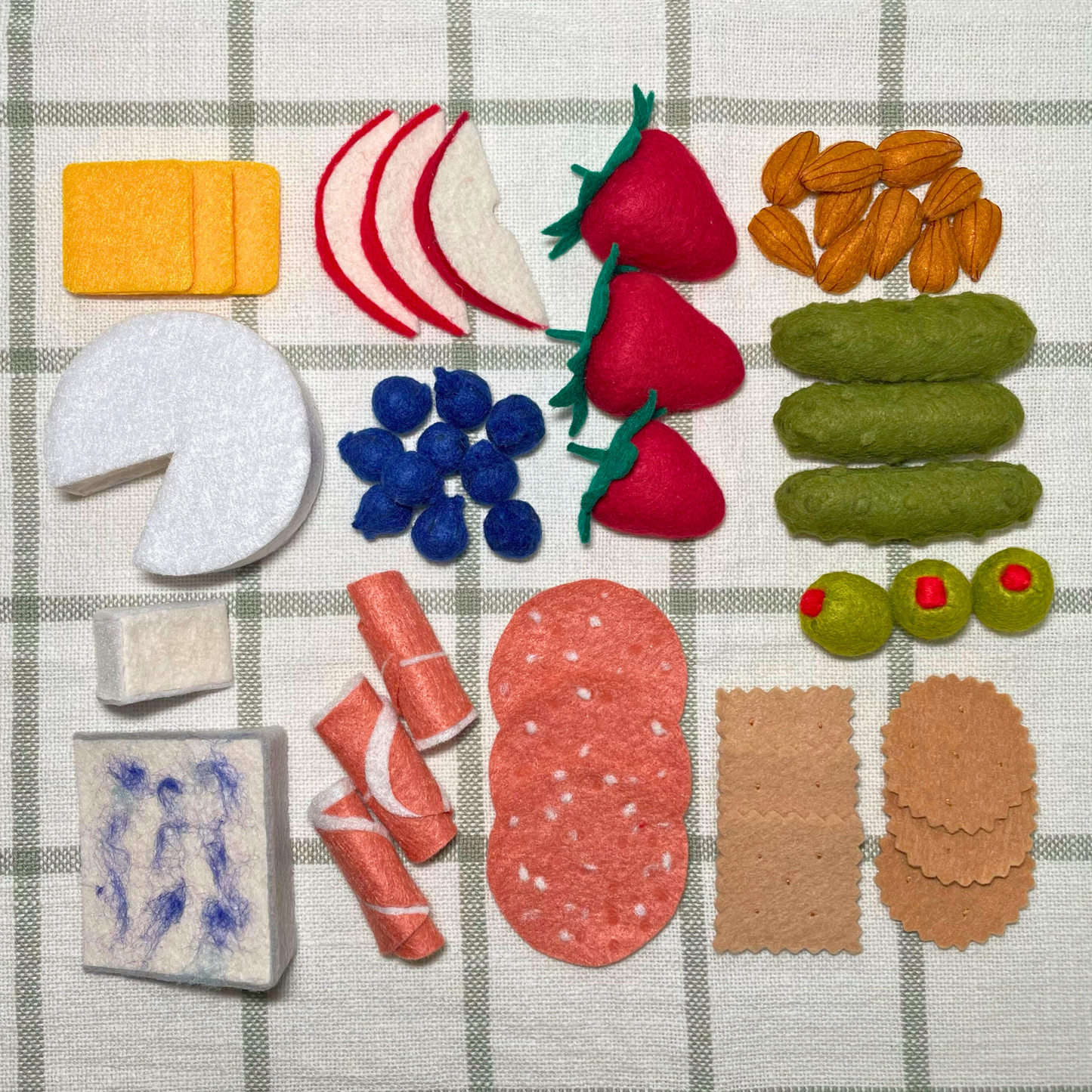 Custom Felt Charcuterie Board