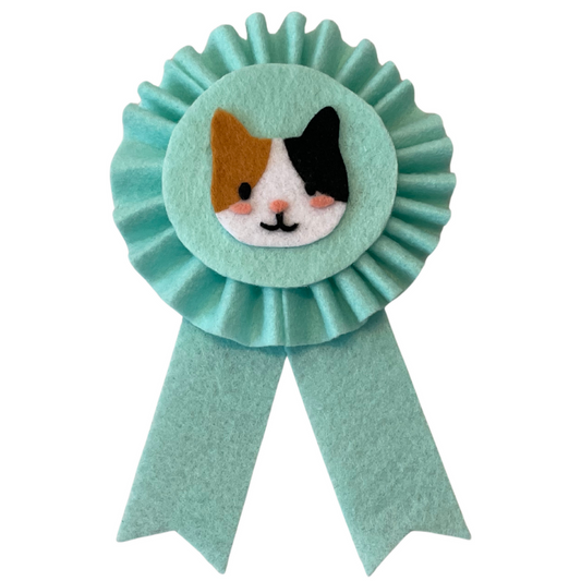 Animal Award Ribbon - Calico Cat