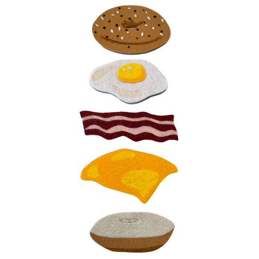 Bacon, Egg & Cheese Bagel Sandwich Wall Hanging