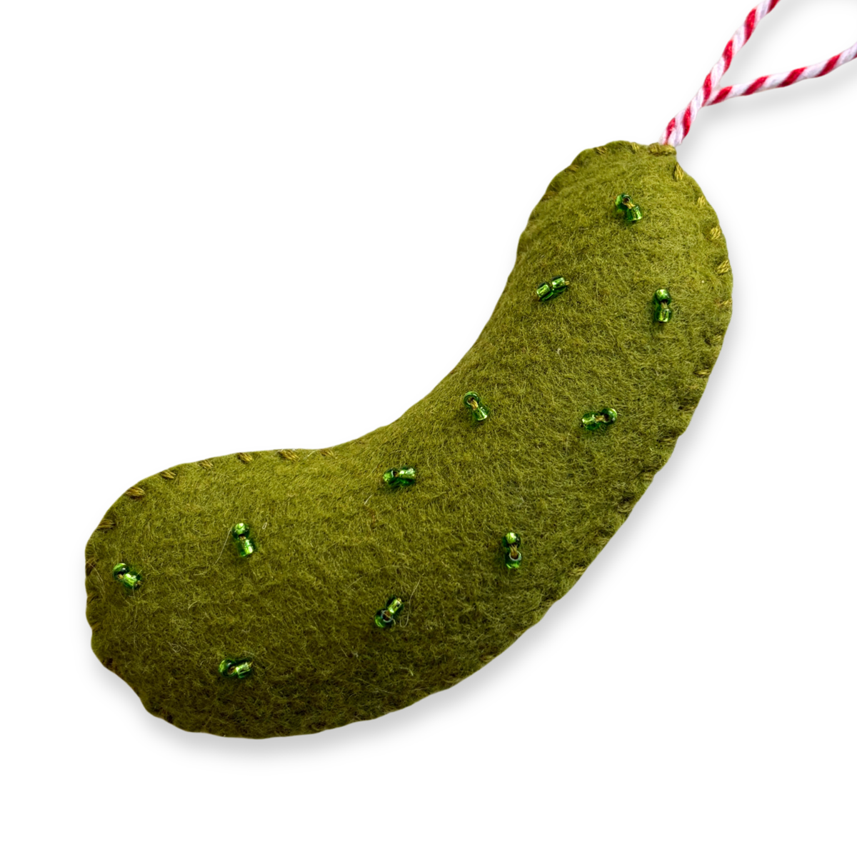 Charcuterie Beaded Felt Ornaments