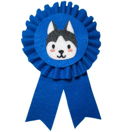 Animal Award Ribbon - Husky