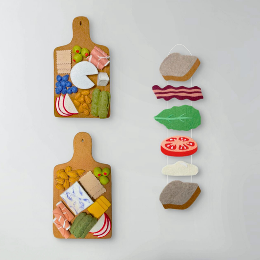 Custom Felt Charcuterie Board Wall Art