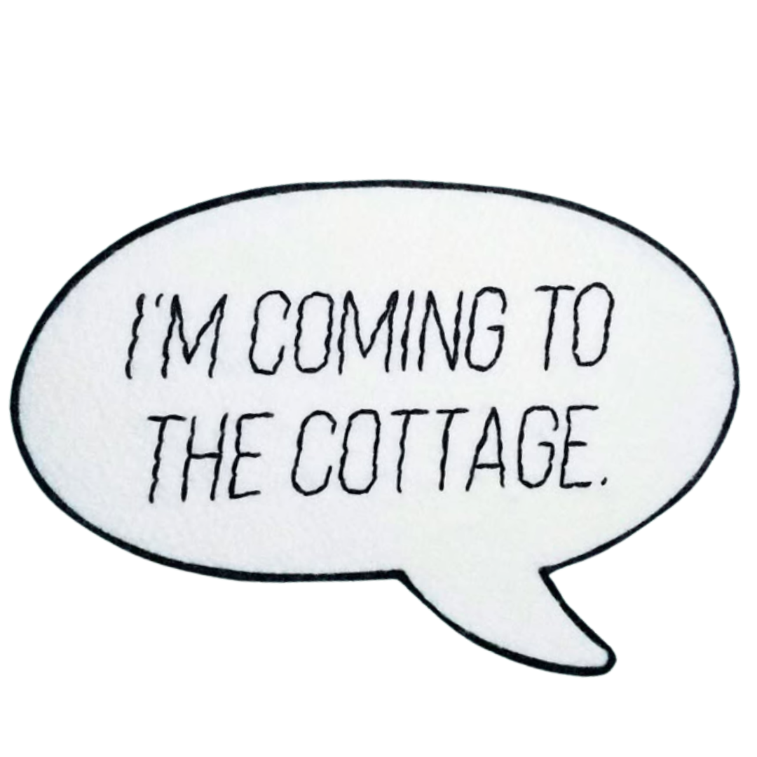 "I'm Coming to the Cottage" - Heated Rivalry Wall Hanging