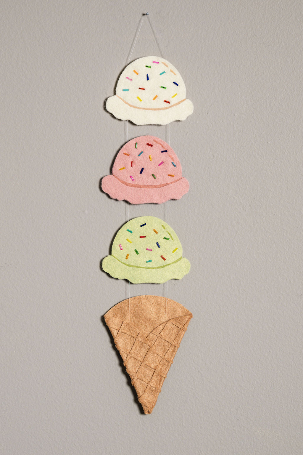 Ice Cream Cone - Floating Food Wall Art