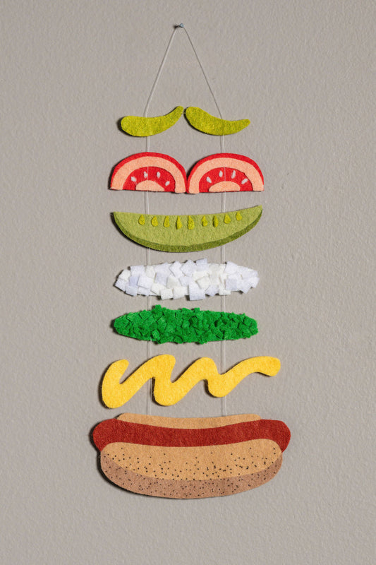 Chicago Dog - Floating Food Wall Art