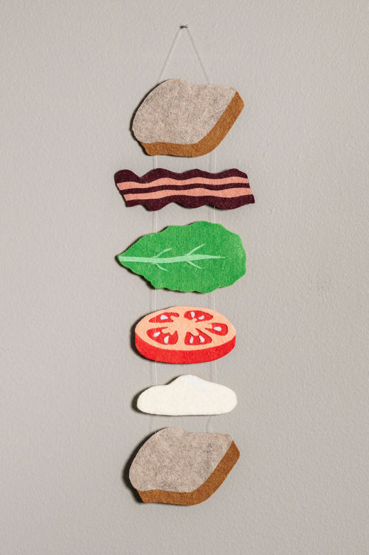 BLT Sandwich - Floating Food Wall Art